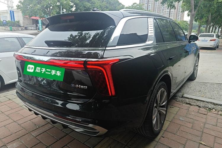 Used Hongqi E-HS9 2022 660 km Range Flagway Edition Six Seats Rear Right 45 Deg