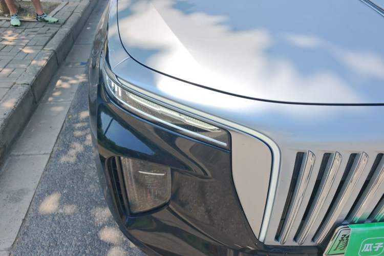 Used Hongqi E-HS9 2022 690 km Range Flagship Edition Six Seats Right Front Headlight