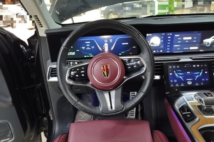 Used Hongqi E-HS9 2022 690 km Range Flagship Edition Six Seats Steering Wheel