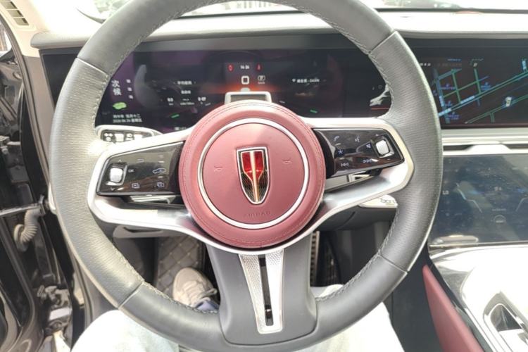 Used Hongqi E-HS9 2022 660 km Range Flagway Edition Six Seats Steering Wheel