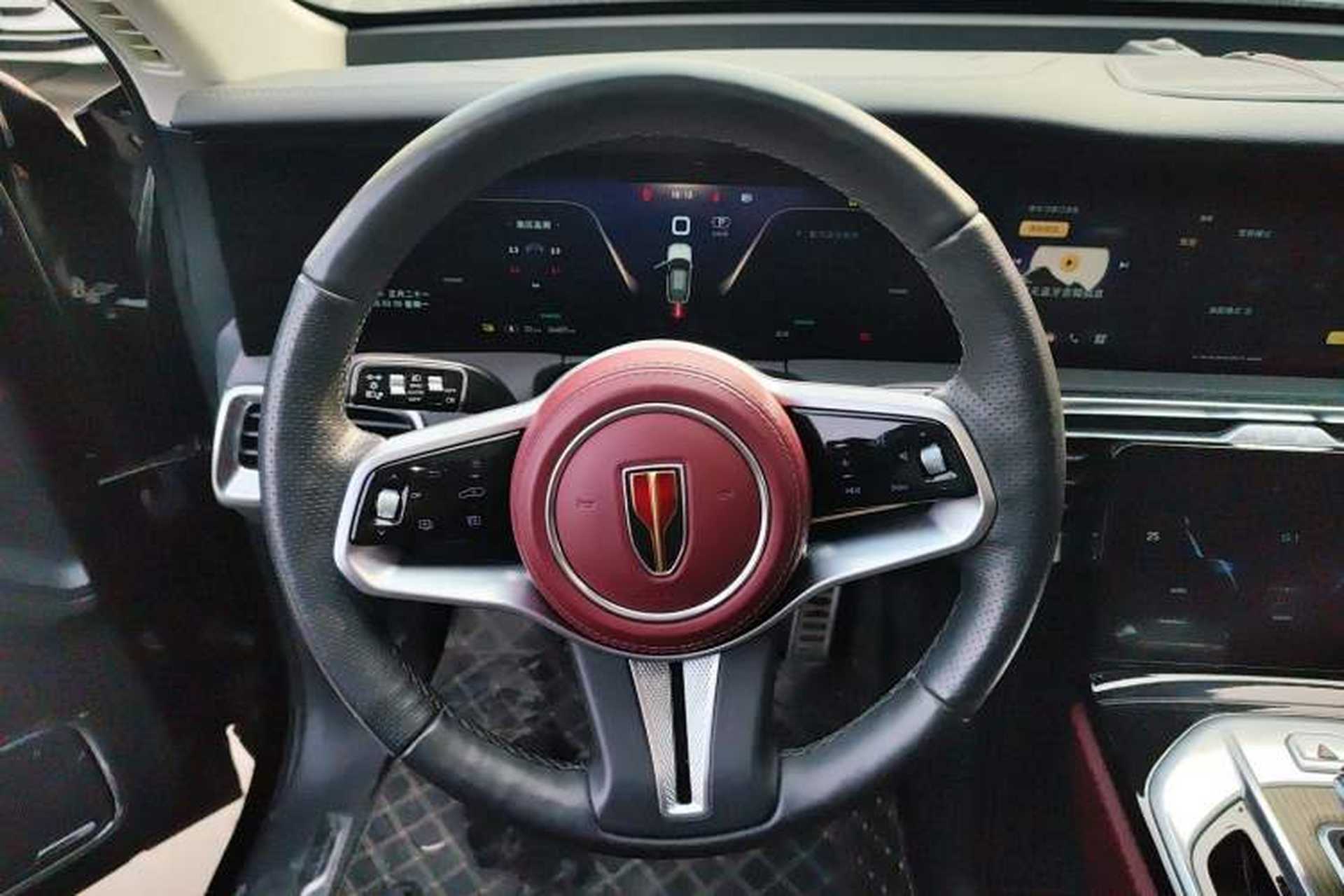 Used Hongqi E-HS9 2022 690 km Range Flagship Edition Six Seats Steering Wheel