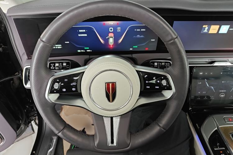 Used Hongqi E-HS9 2022 690 km Range Flagship Edition Six Seats Steering Wheel