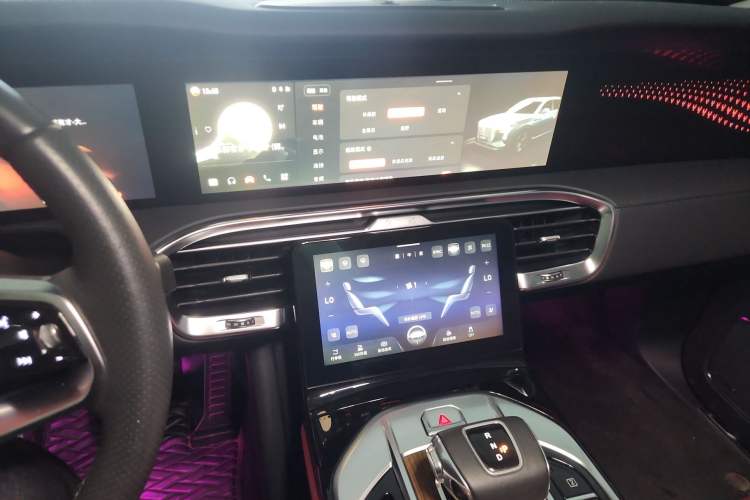 Used Hongqi E-HS9 2022 690 km Range Flagship Edition Six Seats Audio And AC Panel