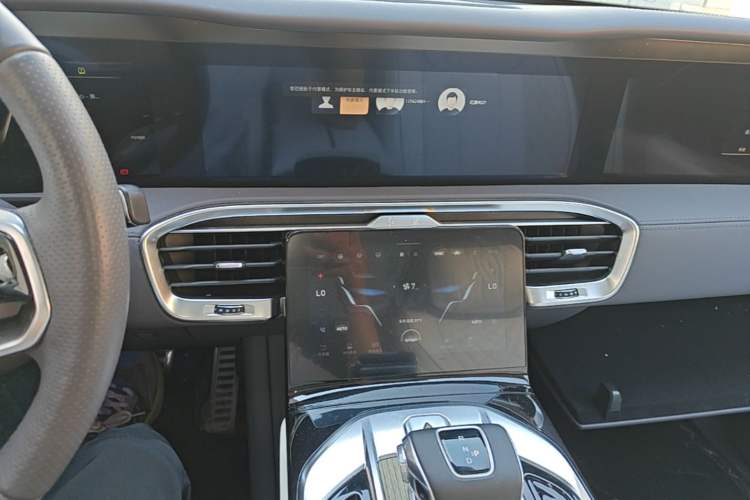 Used Hongqi E-HS9 2022 660 km Range Flagship Edition Four Seats Audio And AC Panel