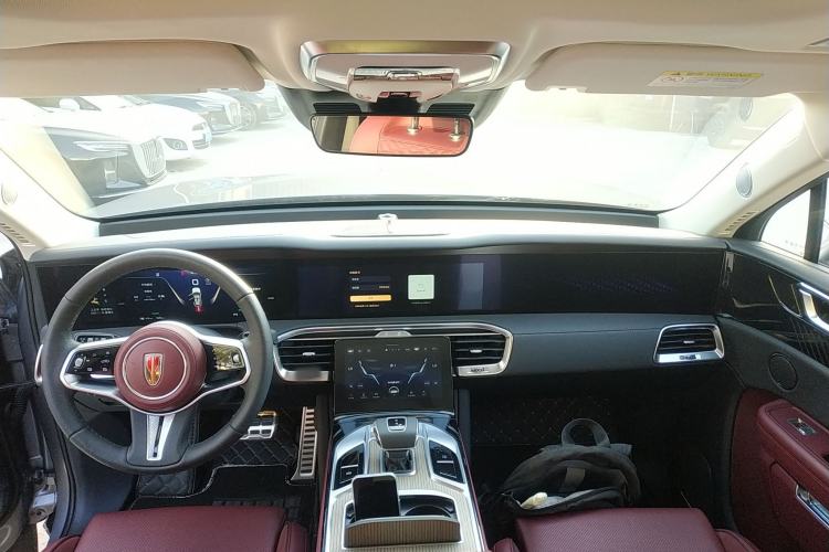 Used Hongqi E-HS9 2022 690 km Range Flagship Edition Six Seats Center Console