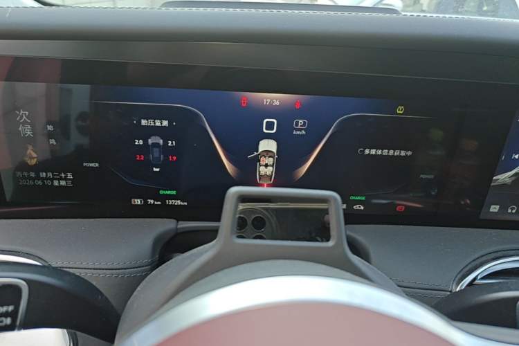 Used Hongqi E-HS9 2022 660 km Range Flagship Edition Four Seats Instrument Cluster