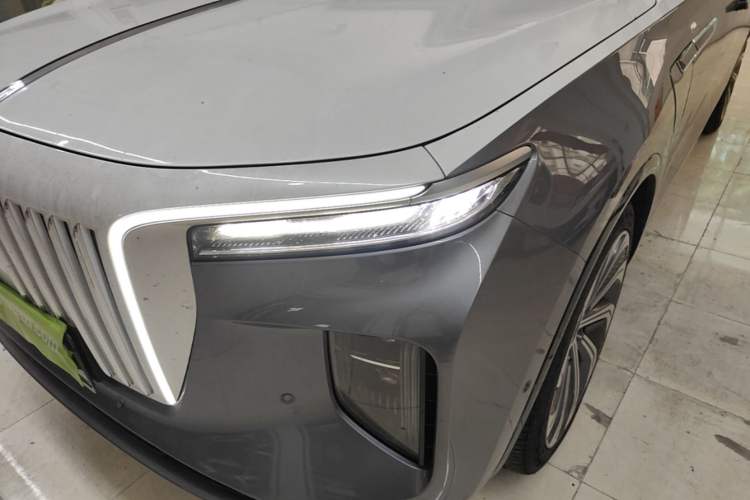 Used Hongqi E-HS9 2022 660 km Range Flagship Edition Four Seats Left Front Headlight