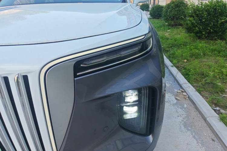 Used Hongqi E-HS9 2022 660 km Range Flagship Edition Four Seats Left Front Headlight