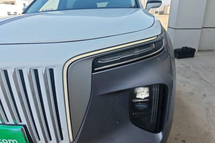 Used Hongqi E-HS9 2022 660 km Range Flagship Edition Four Seats Left Front Headlight