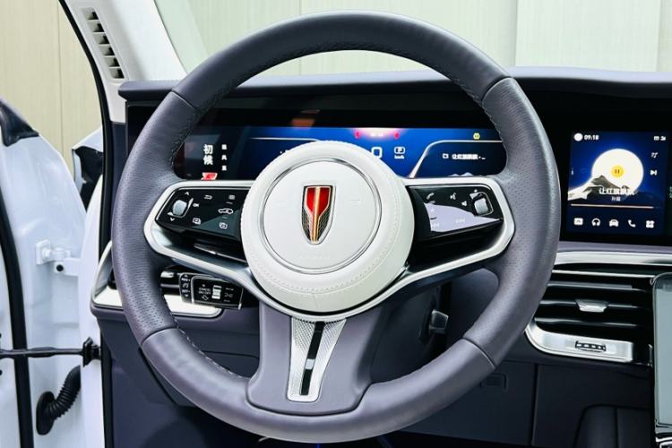 Used Hongqi E-HS9 2022 660 km Range Flagship Edition Four Seats Steering Wheel