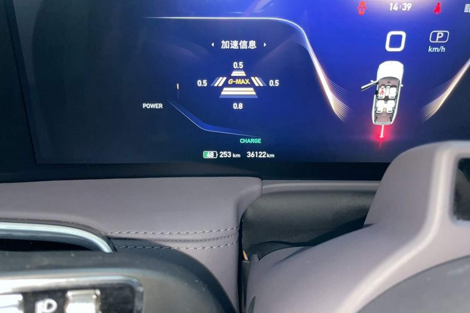 Used Hongqi E-HS9 2022 660 km Range Flagship Edition Four Seats Odometer Close Up