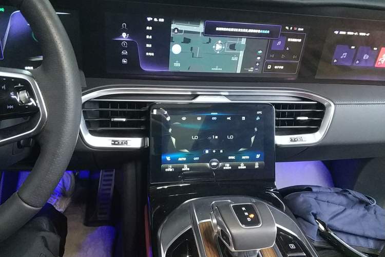 Used Hongqi E-HS9 2022 660 km Range Flagway Edition Six Seats Audio And AC Panel