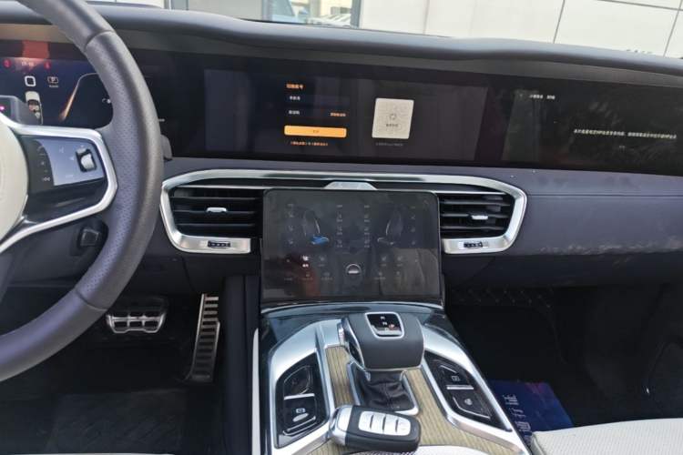 Used Hongqi E-HS9 2022 660 km Range Flagship Edition Four Seats Audio And AC Panel