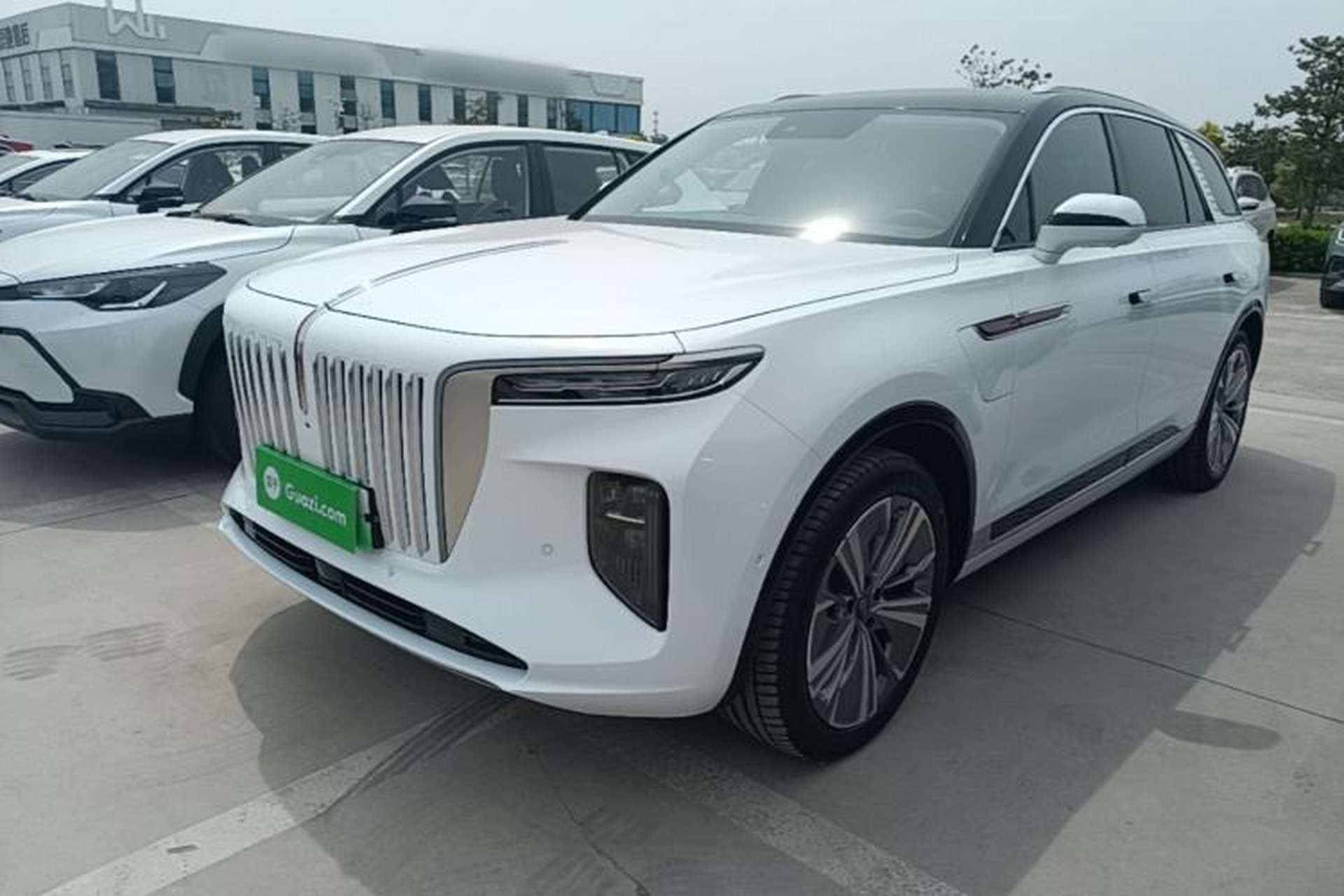 Used Hongqi E-HS9 2022 690 km Range Flagship Edition Six Seats Front Left 45 Deg