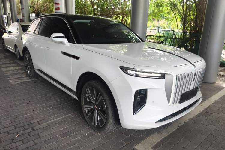 Used Hongqi E-HS9 2022 660 km Range Flagway Edition Six Seats Front Right 45 Deg