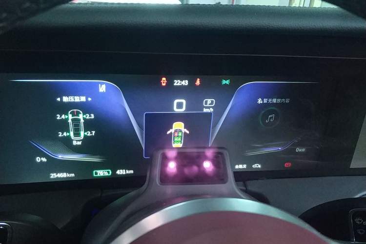 Used Hongqi E-HS9 2022 660 km Range Flagway Edition Six Seats Instrument Cluster