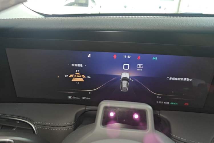 Used Hongqi E-HS9 2022 660 km Range Flagway Edition Six Seats Instrument Cluster
