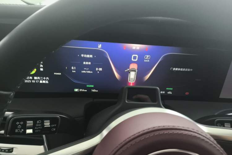 Used Hongqi E-HS9 2022 660 km Range Flagway Edition Six Seats Instrument Cluster