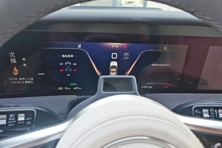 Used Hongqi E-HS9 2022 660 km Range Flagship Edition Four Seats Instrument Cluster