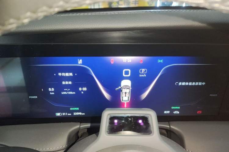 Used Hongqi E-HS9 2022 660 km Range Flagway Edition Six Seats Instrument Cluster