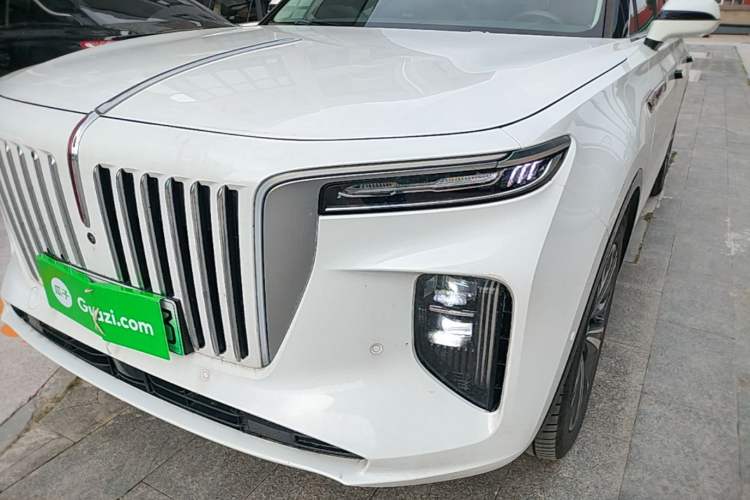 Used Hongqi E-HS9 2022 660 km Range Flagway Edition Six Seats Left Front Headlight