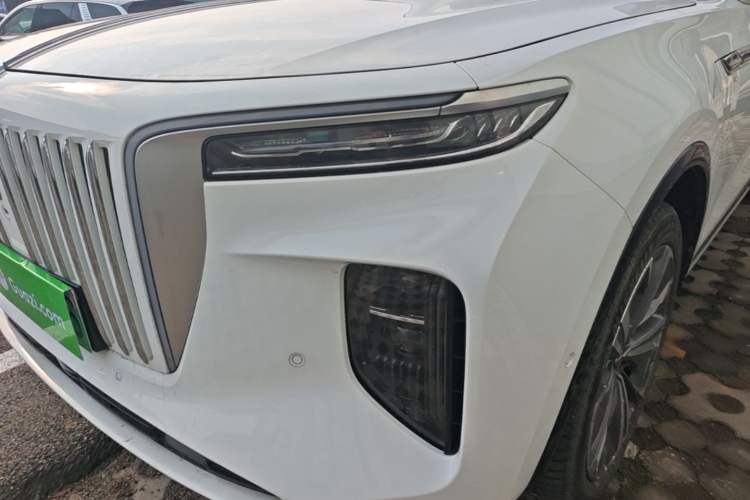 Used Hongqi E-HS9 2022 690 km Range Flagship Edition Six Seats Left Front Headlight