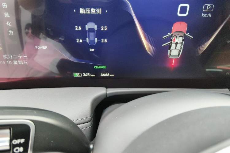 Used Hongqi E-HS9 2022 690 km Range Flagship Edition Six Seats Odometer Close Up