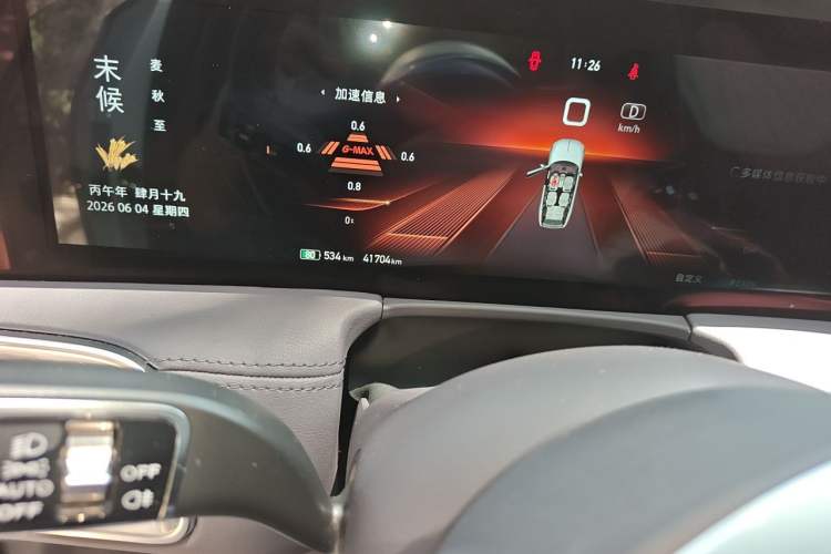 Used Hongqi E-HS9 2022 690 km Range Flagship Edition Six Seats Odometer Close Up