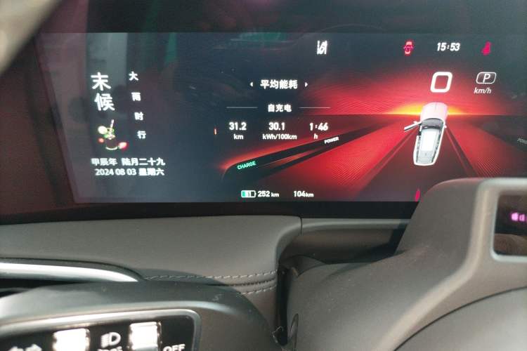 Used Hongqi E-HS9 2022 660 km Range Flagway Edition Six Seats Odometer Close Up