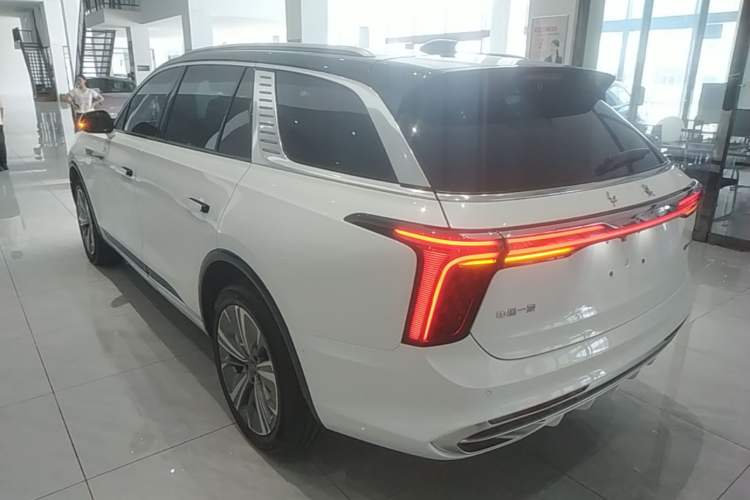 Used Hongqi E-HS9 2022 660 km Range Flagway Edition Six Seats Rear Left 45 Deg