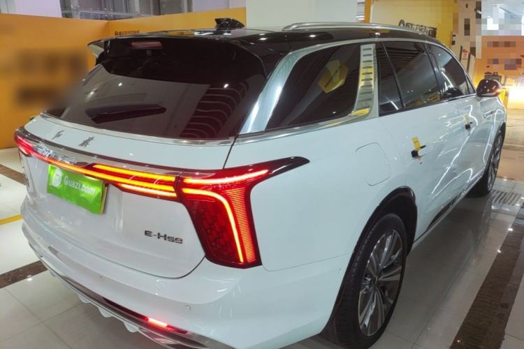 Used Hongqi E-HS9 2022 660 km Range Flagway Edition Six Seats Rear Right 45 Deg
