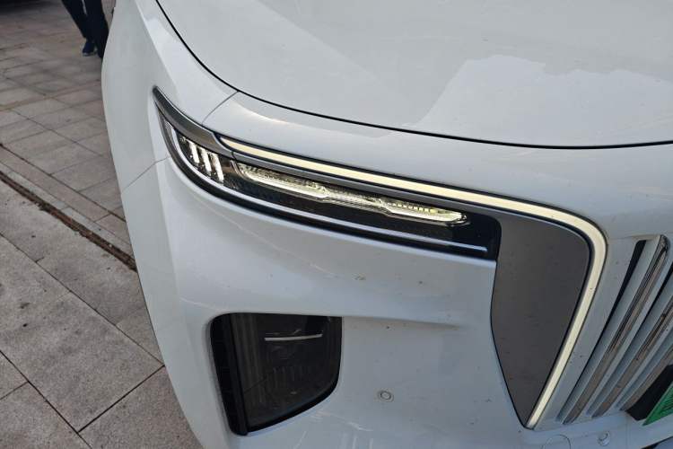 Used Hongqi E-HS9 2022 660 km Range Flagway Edition Six Seats Right Front Headlight