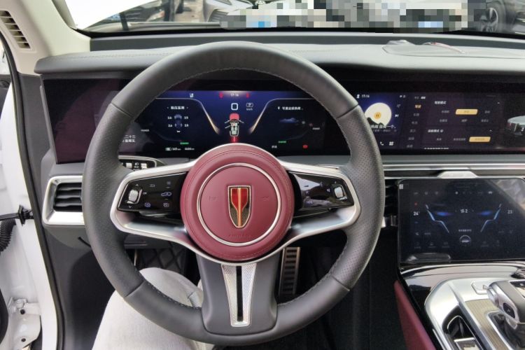 Used Hongqi E-HS9 2022 690 km Range Flagship Edition Six Seats Steering Wheel