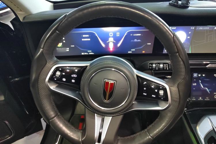 Used Hongqi E-HS9 2022 690 km Range Flagship Edition Six Seats Steering Wheel