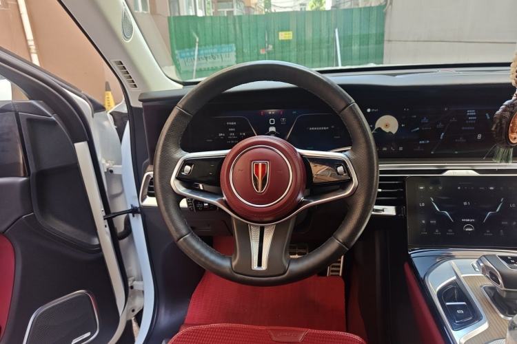 Used Hongqi E-HS9 2022 690 km Range Flagship Edition Six Seats Steering Wheel
