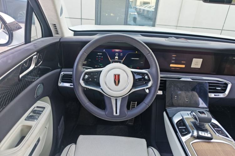 Used Hongqi E-HS9 2022 660 km Range Flagship Edition Four Seats Steering Wheel
