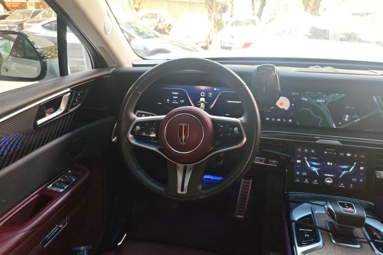 Used Hongqi E-HS9 2022 690 km Range Flagship Edition Six Seats Steering Wheel