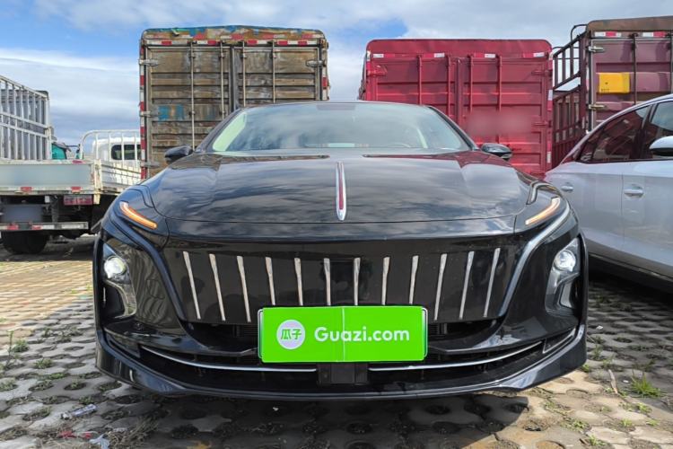 Used Hongqi E-QM5 2021 Online Booking Charging Basic Edition 5 Seats Front