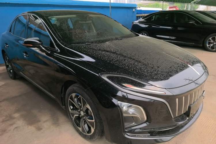 Used Hongqi E-QM5 2021 Ride-Hailing Charging—Didi Edition 4 Seats Front Right 45 Deg