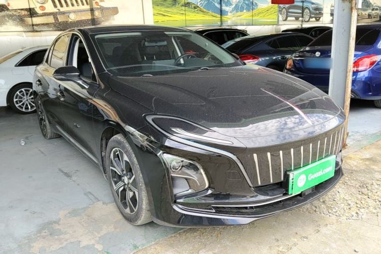 Used Hongqi E-QM5 2021 Online Booking Charging Basic Edition 5 Seats Front Right 45 Deg