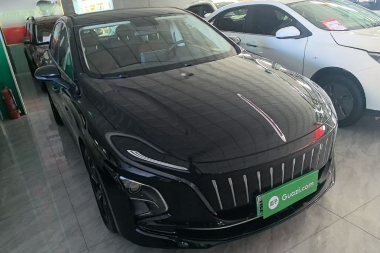 Used Hongqi E-QM5 2021 Online Booking Charging Basic Edition 4 Seats Front Right 45 Deg