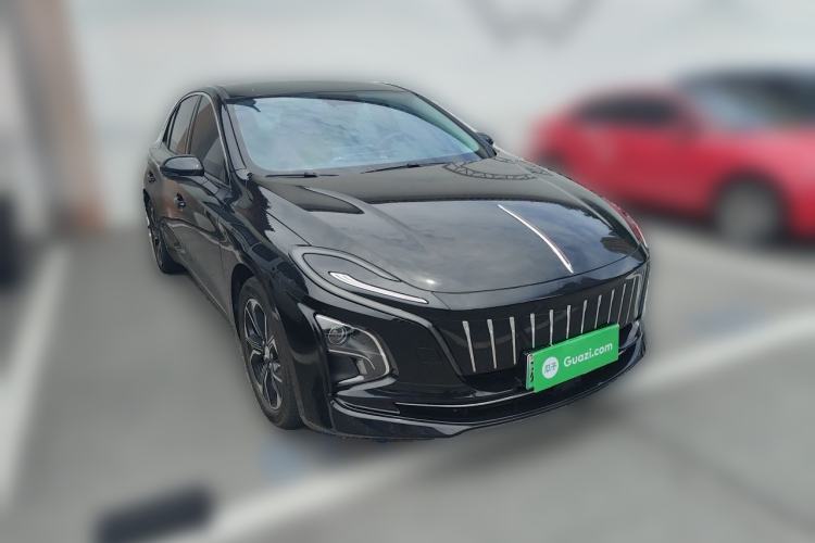 Used Hongqi E-QM5 2021 Online Booking Charging Basic Edition 5 Seats Front Right 45 Deg