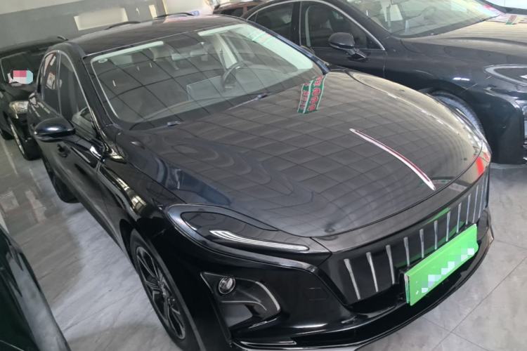 Used Hongqi E-QM5 2021 Online Booking Charging Basic Edition 4 Seats Front Right 45 Deg