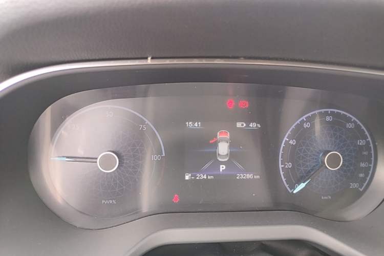 Used Hongqi E-QM5 2021 Online Booking Charging Basic Edition 5 Seats Instrument Cluster