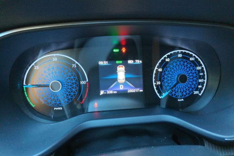 Used Hongqi E-QM5 2021 Online Booking Charging T3 Edition 4 Seats Instrument Cluster