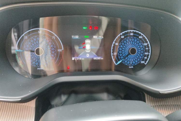 Used Hongqi E-QM5 2021 Charging T3 Version 4 Seats Instrument Cluster