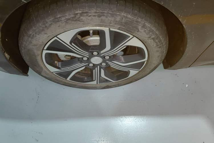 Used Hongqi E-QM5 2021 Online Booking Charging Basic Edition 5 Seats Left Front Wheel Hub
