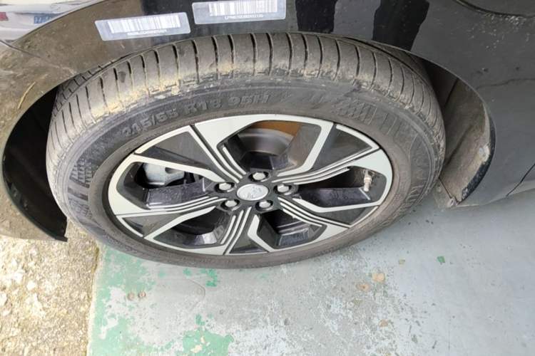 Used Hongqi E-QM5 2021 Online Booking Charging Basic Edition 5 Seats Left Front Wheel Hub