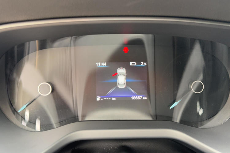 Used Hongqi E-QM5 2021 Charging Version Flagship Edition Odometer Close Up