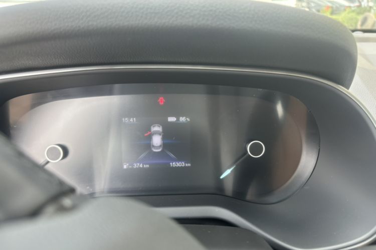 Used Hongqi E-QM5 2021 Charging Version Flagship Edition Odometer Close Up